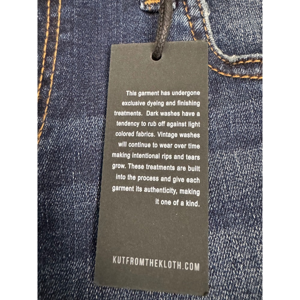 Kut‎ From The Kloth Toothpick Skinny Jeans Womens Insightful Wash Size 2 NEW NWT - Picture 6 of 9